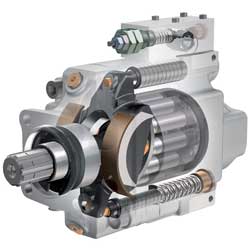 Variable-flow hydraulic pump saves running costs