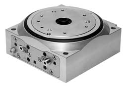 Pneumatic rotary tables cost less than electrical servo models