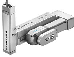 Precision mini slides with pneumatic or electric actuation